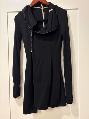 Rick Owens Black Long Jacket